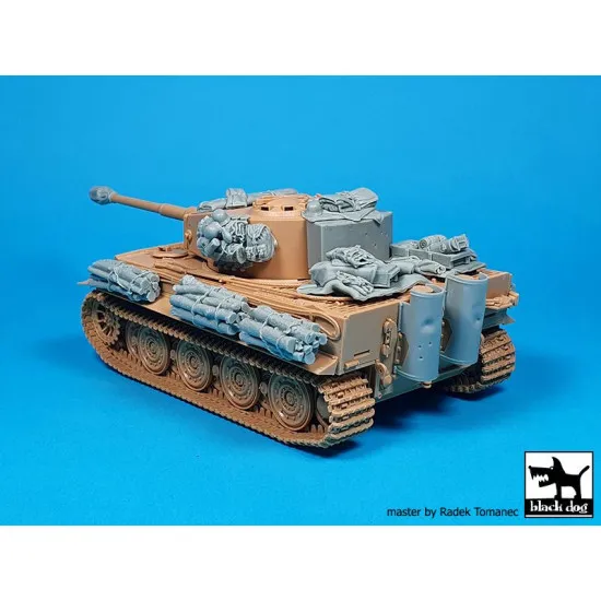 Black Dog T48071 1/48 German Tiger I accessories set for Tamiya