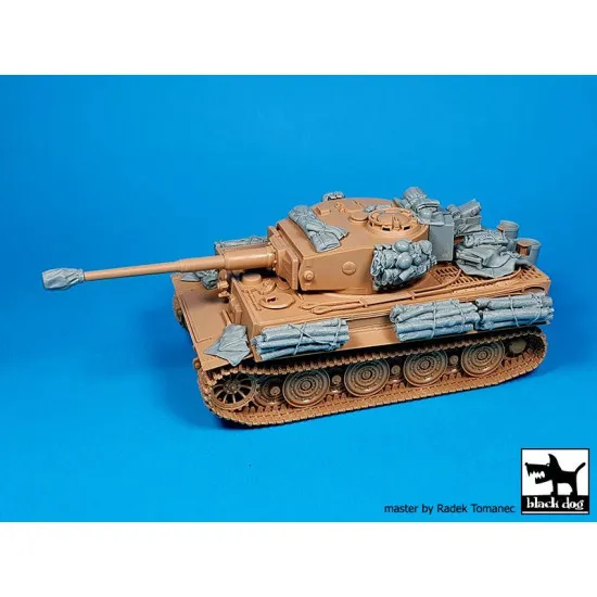 Black Dog T48071 1/48 German Tiger I accessories set for Tamiya