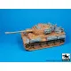 Black Dog T48071 1/48 German Tiger I accessories set for Tamiya