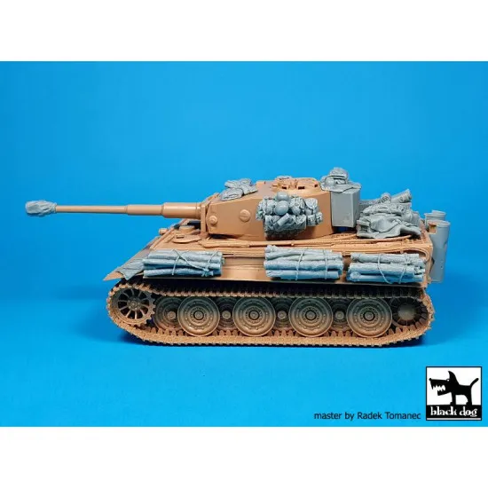 Black Dog T48071 1/48 German Tiger I accessories set for Tamiya