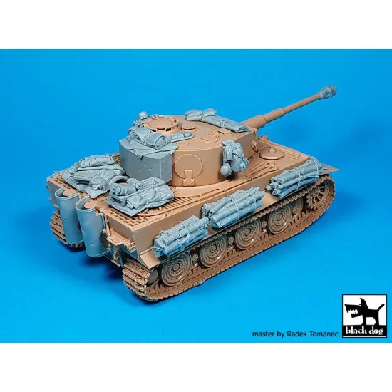 Black Dog T48071 1/48 German Tiger I accessories set for Tamiya