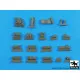 Black Dog T48071 1/48 German Tiger I accessories set for Tamiya