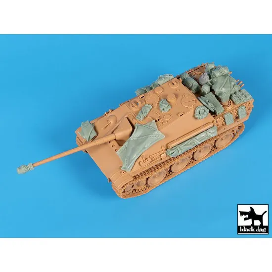 Black Dog T48072 1/48 Jagdpanther accessories set for Tamiya