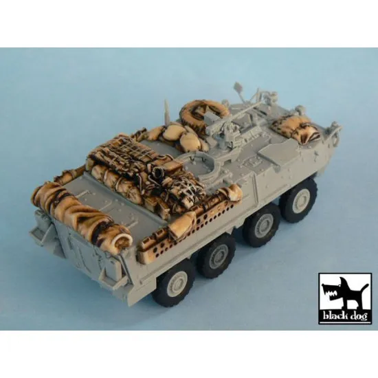 Black Dog T72002 1/72 M1126 STRYKER Iraq War for Trumpeter 07255, 7 resin parts