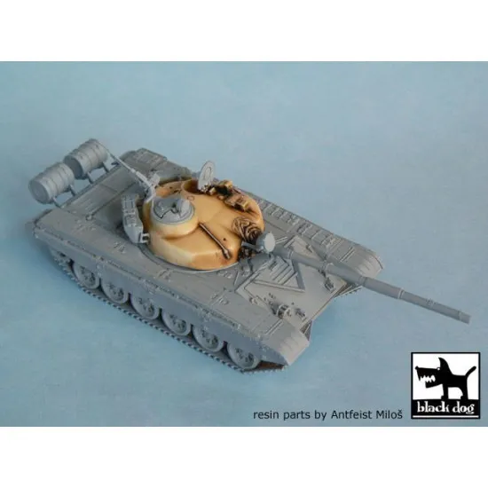 Black Dog T72007 1/72 T72 M1 CZ turret for Revell 03149, 1 resin part