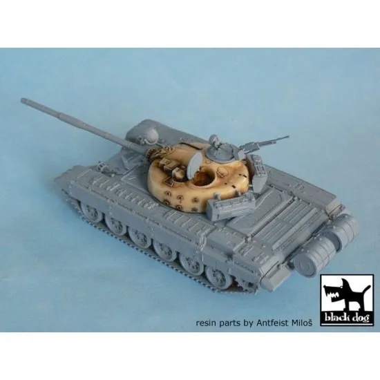 Black Dog T72007 1/72 T72 M1 CZ turret for Revell 03149, 1 resin part