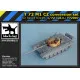 Black Dog T72007 1/72 T72 M1 CZ turret for Revell 03149, 1 resin part