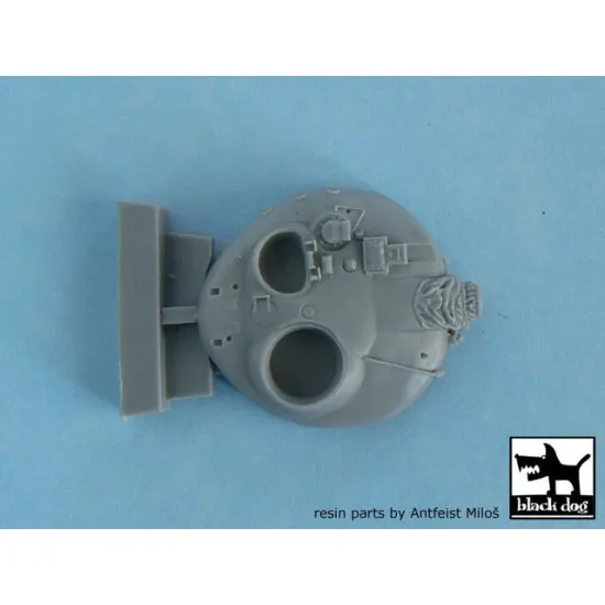 Black Dog T72007 1/72 T72 M1 CZ turret for Revell 03149, 1 resin part