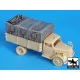 Black Dog T72019 1/72 Canvas for Opel Blitz for Academy