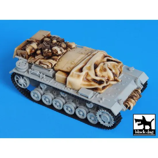 Black Dog T72020 1/72 Sturmgeschutz III E accessories set for Trumpeter
