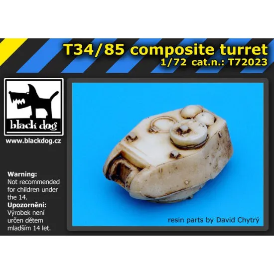 Black Dog T72023 1/72 T34/85 composite turet for Dragon ,Trumpeter