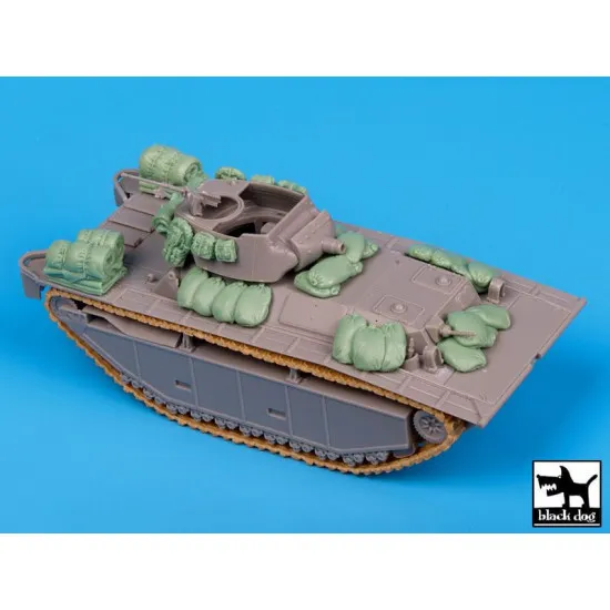 Black Dog T72036 1/72 LVT A4 accessories set for Dragon