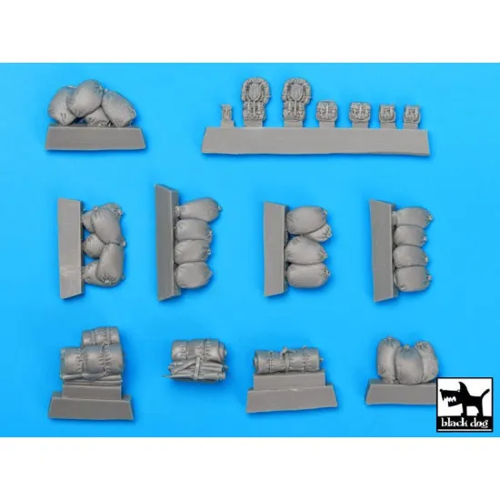 Black Dog T72036 1/72 LVT A4 accessories set for Dragon