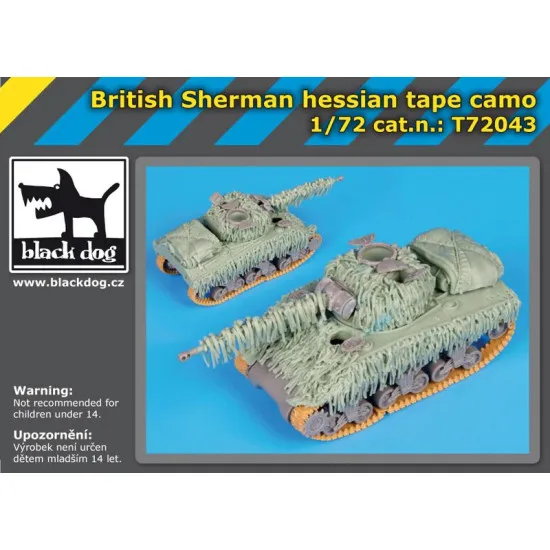 Black Dog T72043 1/72 British Sterman hessian tape camo for Dragon