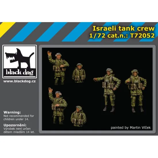 Black Dog T72052 1/72 Israeli tank crew