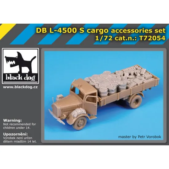 Black Dog T72054 1/72 DBL-4500 S cargo accessories set for Schaton modellbau