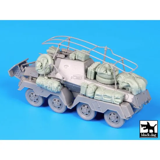 Black Dog T72058 1/72 Sd Kfz 263 accessories set for Dragon