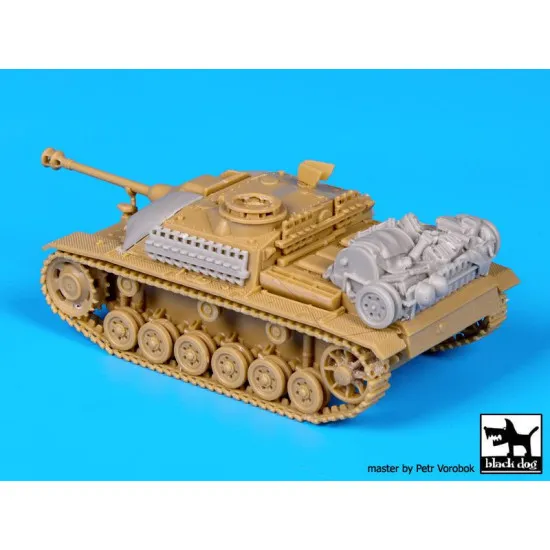 Black Dog T72059 1/72 Stug III accessories set for Revell