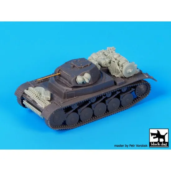 Black Dog T72067 1/72 Pz Kpfw II ausf C accessories set for S -model