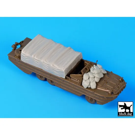 Black Dog T72070 1/72 DUKW canvas accessories set for Italeri