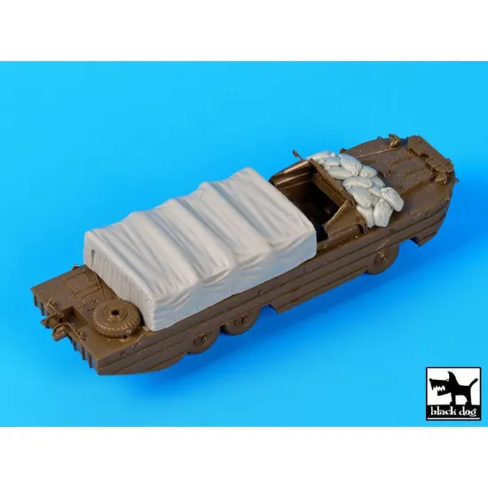 Black Dog T72070 1/72 DUKW canvas accessories set for Italeri
