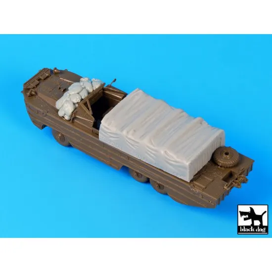 Black Dog T72070 1/72 DUKW canvas accessories set for Italeri