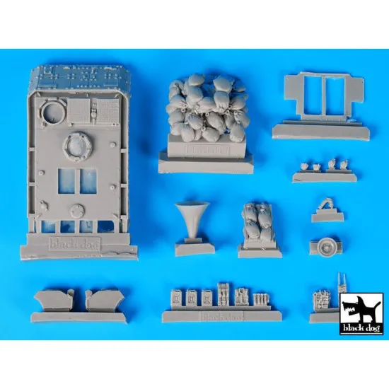 Black Dog T72073 1/72 IDF M113 loudspeaker conversion set for Trumpeter