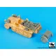 Black Dog T72080 1/72 Sd.Kfz 10 with Sd.Ah.32 accessories set for MK 72