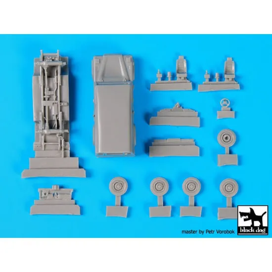 Black Dog T72081 1/72 Land Rover 110 Defender complete kit