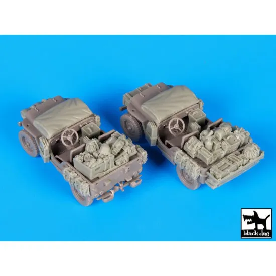 Black Dog T72082 1/72 US Jeep accessories set for Dragon