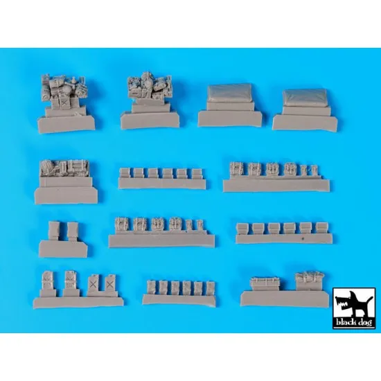 Black Dog T72082 1/72 US Jeep accessories set for Dragon