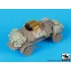 Black Dog T72090 1/72 Sd.Kfz 222 accessories set for Dragon