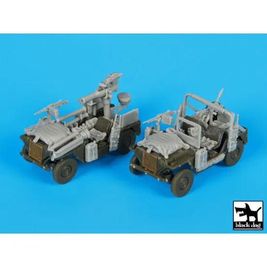 Black Dog T72094 1/72 IDF M-151 accessories set for S -model