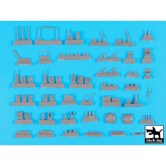 Black Dog T72094 1/72 IDF M-151 accessories set for S -model