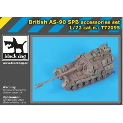 Black Dog T72095 1/72 British AS-90 SPB accessories set for Trumpeter