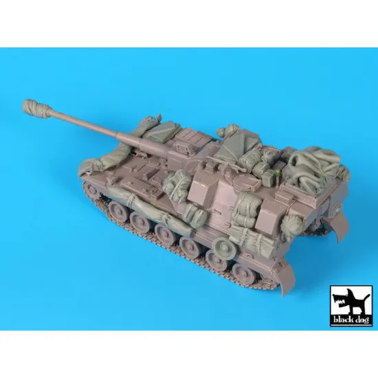 Black Dog T72095 1/72 British AS-90 SPB accessories set for Trumpeter