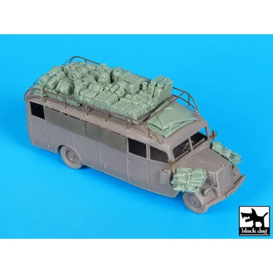 Black Dog T72105 1/72 Opel 3.6-47 Omnibus stabwagen accessories set for Roden