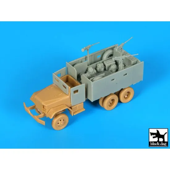 Black Dog T72107 1/72 M 35 Gun truck conversion set for Academy
