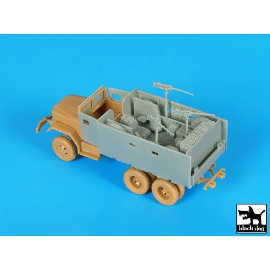 Black Dog T72107 1/72 M 35 Gun truck conversion set for Academy