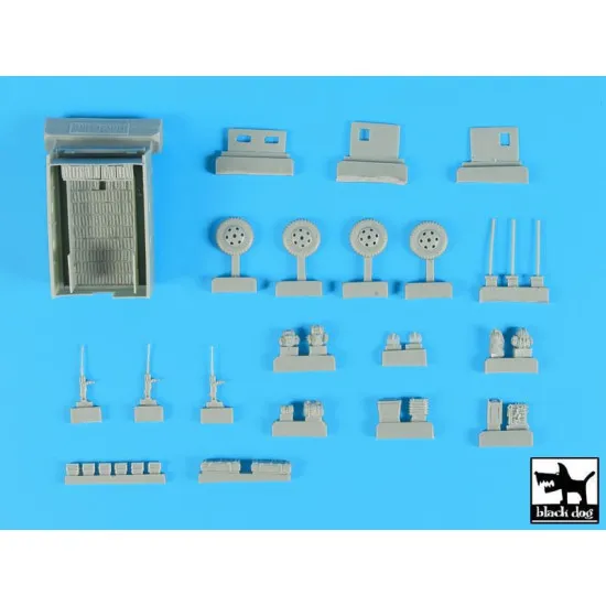 Black Dog T72107 1/72 M 35 Gun truck conversion set for Academy