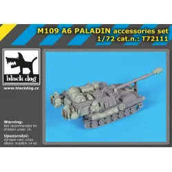 Black Dog T72111 /72 M 109 A6 Paladin accessories set for Riich models