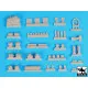 Black Dog T72111 /72 M 109 A6 Paladin accessories set for Riich models