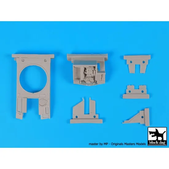 Black Dog T72114 1/72 M-109 A 2 engine for Riich models