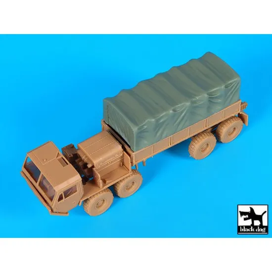 Black Dog T72115 1/72 M 977 Cargo truck canvas accessories set for Academy