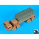 Black Dog T72115 1/72 M 977 Cargo truck canvas accessories set for Academy