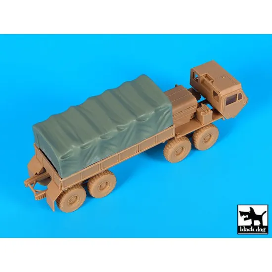 Black Dog T72115 1/72 M 977 Cargo truck canvas accessories set for Academy