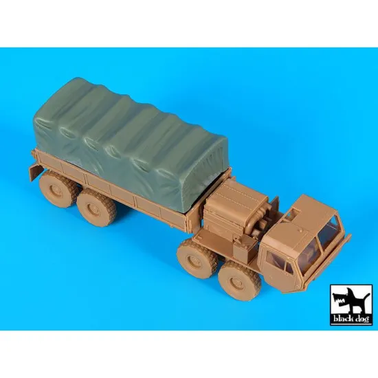 Black Dog T72115 1/72 M 977 Cargo truck canvas accessories set for Academy