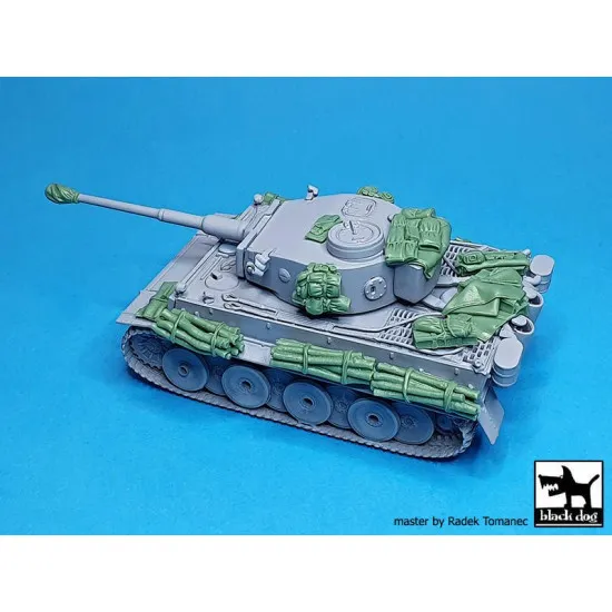 Black Dog T72130 1/72 Tiger I accesssories set for Dragon
