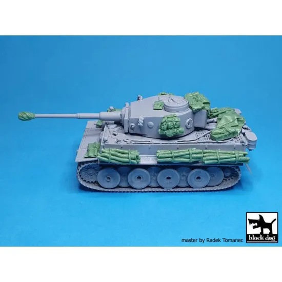Black Dog T72130 1/72 Tiger I accesssories set for Dragon