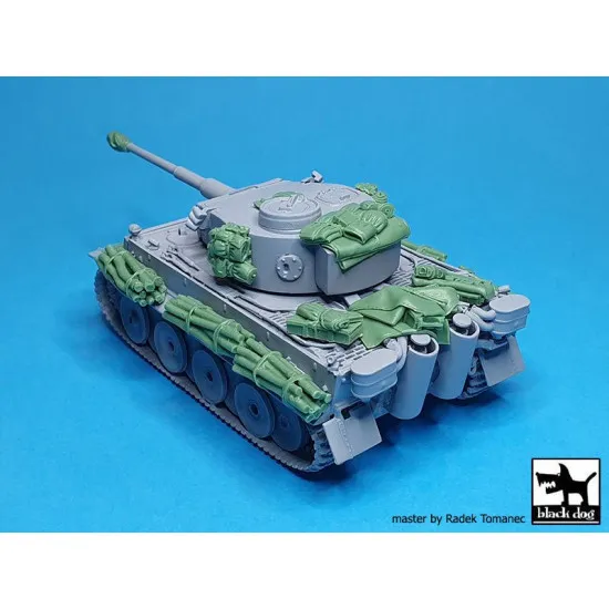 Black Dog T72130 1/72 Tiger I accesssories set for Dragon